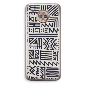 Marrakech print: Motorola Moto G6 Transparant Hoesje