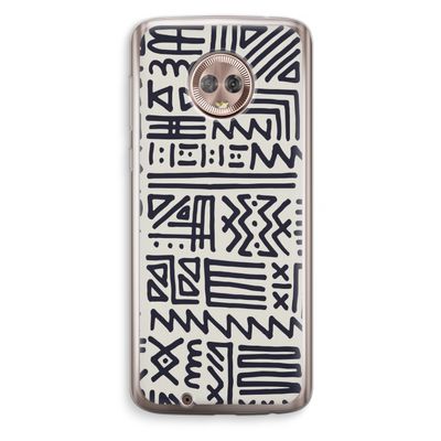 Marrakech print: Motorola Moto G6 Transparant Hoesje