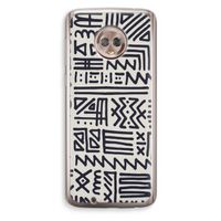 Marrakech print: Motorola Moto G6 Transparant Hoesje