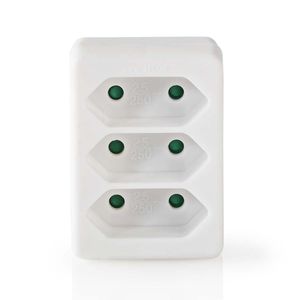 Nedis Stopcontact-Splitter | 2.5 A | 1700 W | Wit | 1 stuks - PSSPL300C1WT - PSSPL300C1WT