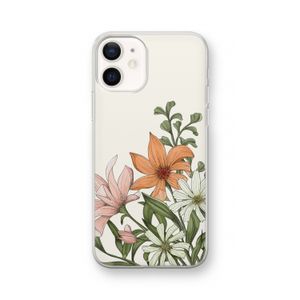Floral bouquet: iPhone 12 Transparant Hoesje