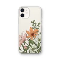Floral bouquet: iPhone 12 Transparant Hoesje