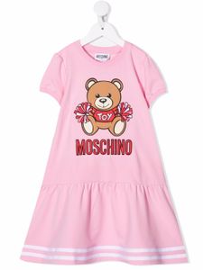 Moschino Kids robe à imprimé Toy Bear - Rose