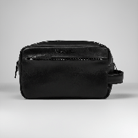 Alpha Apex Leren Toilettas Zwart - Luxe Toilettas van Leer | NEGOTIA