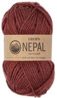 Drops Nepal Uni Colour 8916 Wijnrood