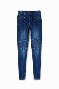 Slim fit biker jeans - BLUE - 38