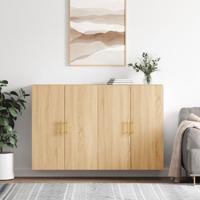 Hangkasten 2 st 69,5x34x90 cm sonoma eikenkleurig
