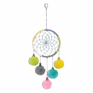 Dromenvanger Kleurrijk met Pom Pom&apos;s (35 x 12 cm)