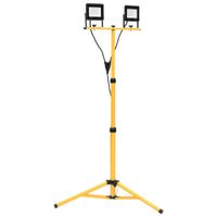 Spotlight met statief LED 2x50 W warmwit - thumbnail