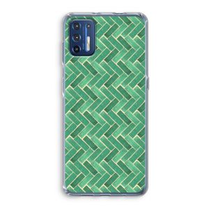 Moroccan tiles 2: Motorola Moto G9 Plus Transparant Hoesje