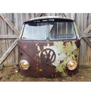 Volkswagen Bulli Voorkant Origineel Groen Decoratie