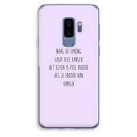 Sprong: Samsung Galaxy S9 Plus Transparant Hoesje