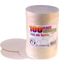 Kids At Work bierviltjes junior 10,5 cm karton bruin 100 stuks - thumbnail