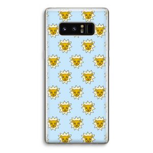 Leeuwenkoppen: Samsung Galaxy Note 8 Transparant Hoesje