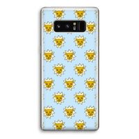 Leeuwenkoppen: Samsung Galaxy Note 8 Transparant Hoesje