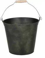 Mcollections Emmer Zink - Ø18 x H18 cm - Vintage Groen