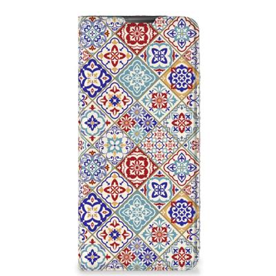 Motorola Moto E20 | Standcase | Tiles Color Motorola Moto E20 | Standcase | Tiles Color