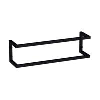 BRAUER Combi Handdoekrek - 60x15x15cm - horizontaal/verticaal - mat zwart AE-HBA60MZ