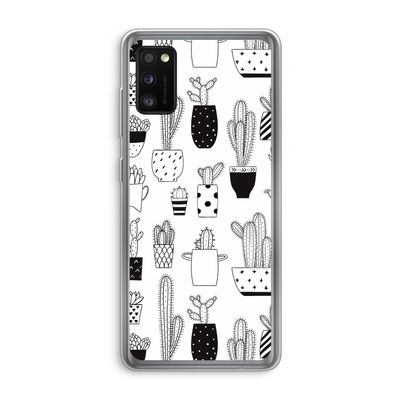 Cactusmotief: Samsung Galaxy A41 Transparant Hoesje