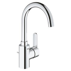 GROHE Eurostyle Cosmopolitan wastafelkraan L-size met afvoerplug met hoge draaibare uitloop chroom 23043003