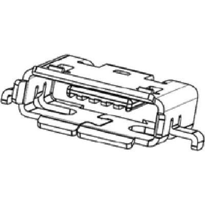 Molex 47654-0001 Micro USB Bus 1 stuk(s)