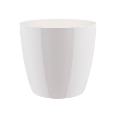 Bloempot Brussels diamond rond 25 cm wit - Elho