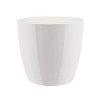 Bloempot Brussels diamond rond 25 cm wit - Elho