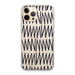 Marrakech Zigzag: iPhone 13 Pro Max Transparant Hoesje