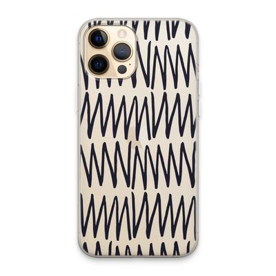 Marrakech Zigzag: iPhone 13 Pro Max Transparant Hoesje