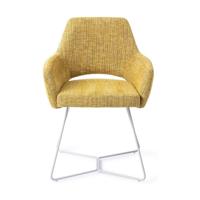 Jesper Home Yanai eetkamerstoel Lemon Limes beehive white