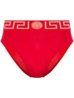 Versace culotte Greca Border à taille haute - Rouge - thumbnail