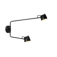 Lucide MILNE Wandlamp - Zwart