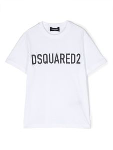 DSQUARED2 KIDS t-shirt en coton à logo imprimé - Blanc