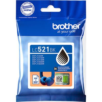 Brother LC-521BK inktcartridge zwart