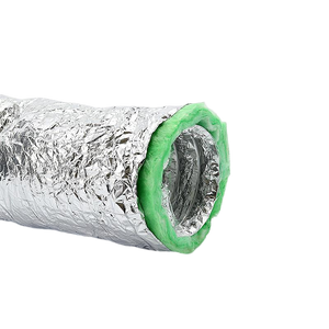 Geïsoleerde flexibele slang - Ø100mm - 1 meter - aluminium