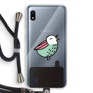 Birdy: Samsung Galaxy A10 Transparant Hoesje met koord