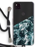Zee golf: Pixel 4a 5G Transparant Hoesje met koord