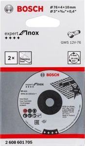 Bosch Accessories 2608601705 2608601705 Afbraamschijf recht Diameter 76 mm Boordiameter 10 mm 2 stuk(s)