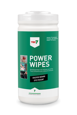 Tec7 Powerwipes Reinigingsdoekjes 70 doekjes - 467030000