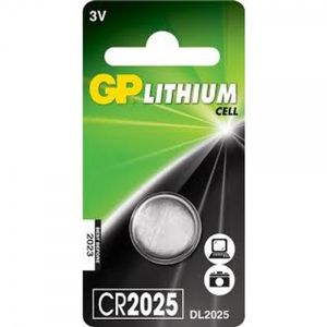 GP Lithium Knoopcel CR2025