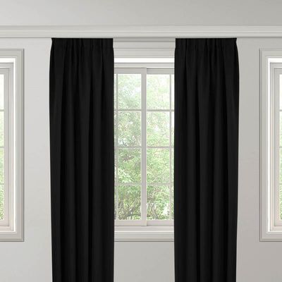 Gordijnen Verduisterend & Isolerend - Haken of Ringen maat: 250 x 150 cm - materiaal: Polyether - Dekbed-Discounter.nl