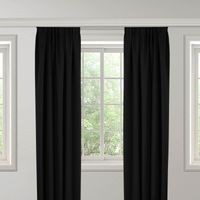 Gordijnen Verduisterend & Isolerend - Haken of Ringen maat: 250 x 150 cm - materiaal: Polyether - Dekbed-Discounter.nl