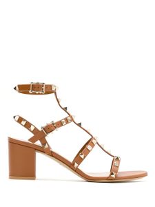 Valentino Garavani sandales Rockstud - Marron