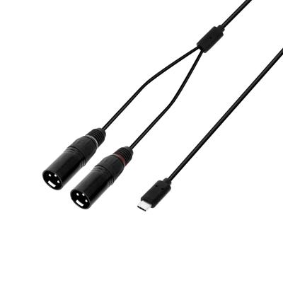 Adam Hall 3 STAR Y MM USB-C 0150 Audiokabel USB-C naar 2x XLR 1,5 m