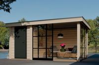 Lugarde Tuinhuis PSD3 456 x 300 cm- Plat dak- Hout- Lugarde
