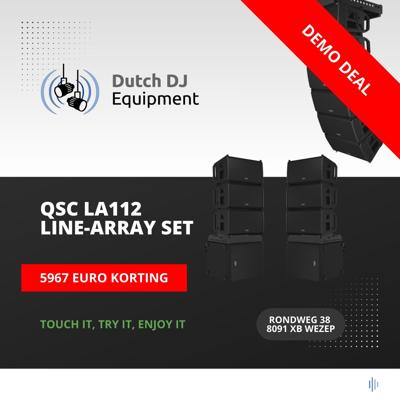 QSC DemoDeal Complete LA112 actieve line arrray set