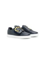 Kenzo Kids baskets Kotora en cuir - Bleu