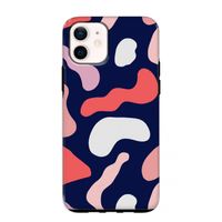 Memphis Shapes Pink: iPhone 12 mini Tough Case