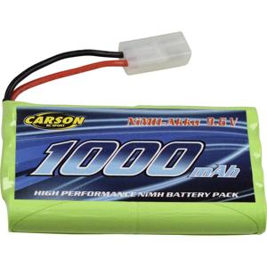 Carson Modellsport NiMH accupack 9.6 V 1000 mAh Tamiya-stekker