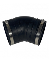 Air Aqua Flexibele Rubber Bocht 45° 110mm - Weerbestendig, Universeel voor Vijver Systemen